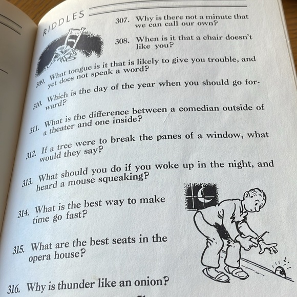 Jokes & Riddles A Platt & Munk Fun Time Book Vintage - Picture 7 of 10